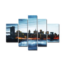 5 Piece Canvas Art Seascape Oil Painting (SE-189)