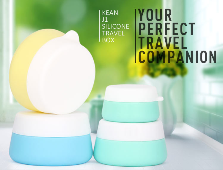 silicone travel jar