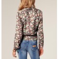 Mode-Druck Baumwollgewebe Hot Wholesale Custom Girl Shirt und Bluse