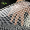 Fire retardant pe grid fabric mesh leno tarpaulin