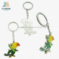 Free Sample Custom Alloy Promotional Colorful Parrot Keychain for Sf