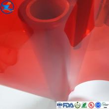 Films rouges PVC à imprimé dur personnalisés