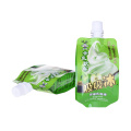 Recyclable juice liquid packing bags with spout