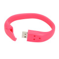 Pulseira personalizada bracelete de silicone stick de memória flash USB