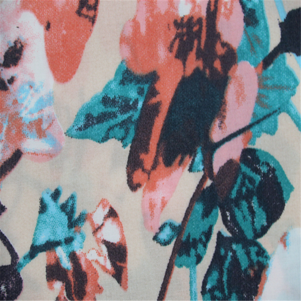 Cotton Rayon Printed Fabric