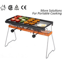 Foldable Freestanding Camping Double Burner Gas Stove