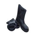 Leather Upper Injection Construction Pu Intsole Safety Boots