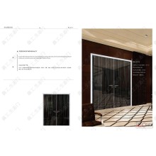 Luxueux style à haute brillance Double Swing Home Door