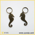 Impreso Logo Metal Zine Alloy Sea Horse Llavero