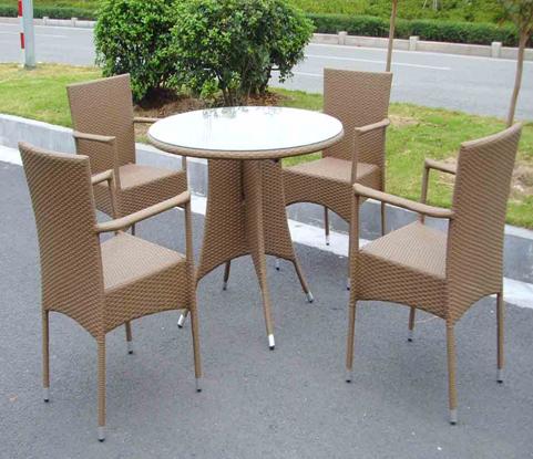 Wicker Dining Table Round Designs Chair Furniture