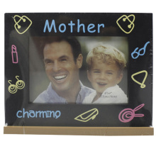 Baby 4x6inch Silk Screen I Love Mother Photo Frame