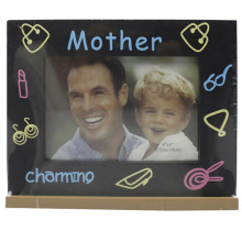 Baby 4x6inch Siebdruck ich liebe Mutter Fotorahmen