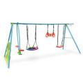 Kinder im Freien Spielplatz Gartenrutsche und Swing-Set