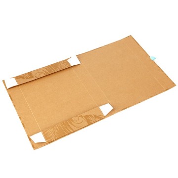 Flat magnetic cardboard paper box