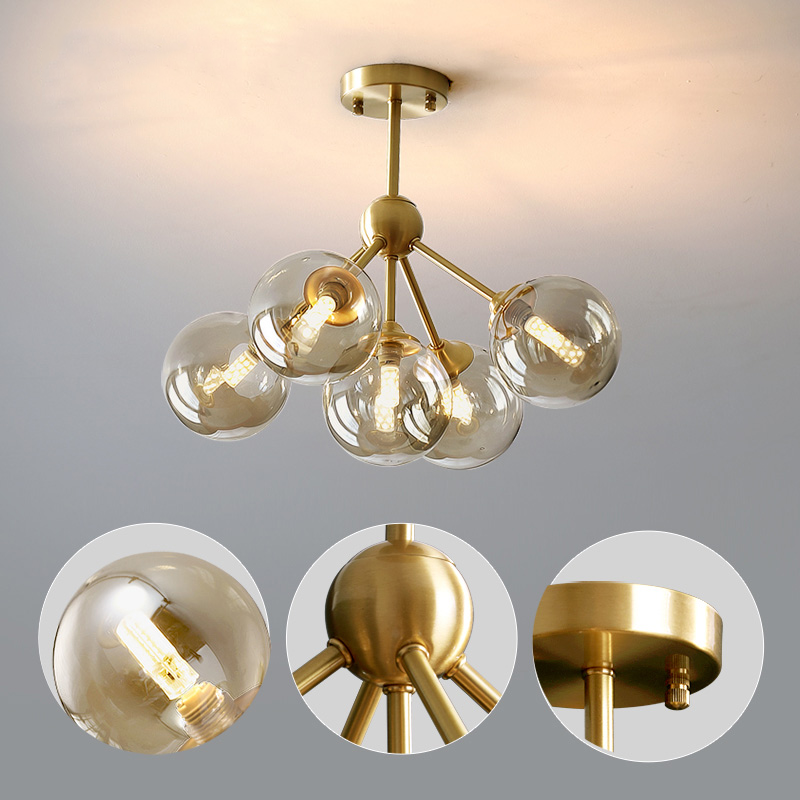 Glass Shell Chandelier