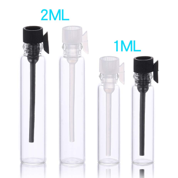 Small sample vials glass perfume bottles 1ml 2ml