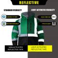 Hi Vis Fleece Reflective Safety Sweatshirt For Men