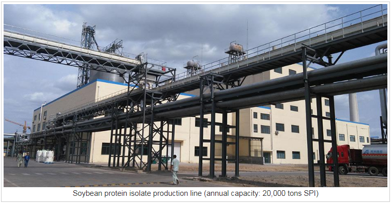 Soybean protein isolate production line