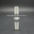 Glass Pipe Smoking Accessories Glass Adapter Wholesale 14.5mm Male to Male Joint