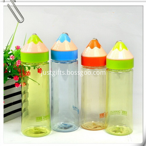 Promotional Food Grade Plastic Students Cup with Pencil Shaped Cap1