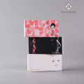 Custom made hardboard pink eyelash box packaging