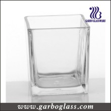 Bougeoir, vase à bougies, coupe de verre transparent (GB2250-3)