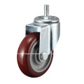 Caster De Tipo Medio Tornillo Tipo Poliuretano Caster