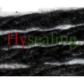 Spun Carbonized Fiber for Braiding Packing