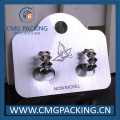 Plastic Cardboard Earring Display for Jewelry Display