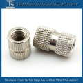 Nickle Plated Knurled Body Round Nut