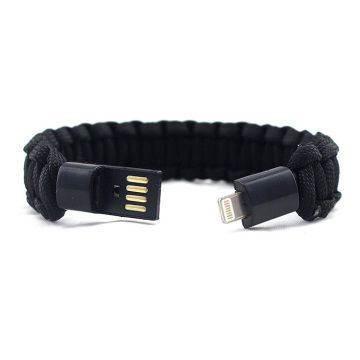 Iphone paracord charging cable bracelet accessories