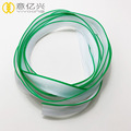 Soft clear vinyl pvc zipper wholesale for bags