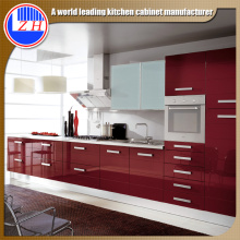 Glossy Wood Kitchen Cabinets (customized)