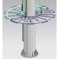 Éclairage de mât élevé Dodecagon avec lampe aux halogénures métalliques