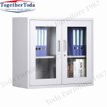 Office glass door steel file cupboard