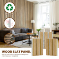 Banquet Hall Decoration Soundproof 3D Wood Wall Panel