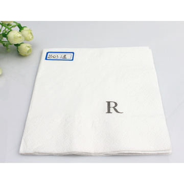 33 * 33 Cm Размер 2 Ply 1/4 Fold Белая бумага Napkin Оптовая торговля