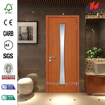 Automatic Sensor Glass Insert Solid Wood Door