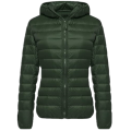 Long Ladies Warm Duck Parka Women Down Jacket