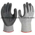 Cut Protective Work Glove with Black Foam Nitrile Coated (NDF8032)