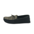 Men moccasin fur lining suede causal slippers