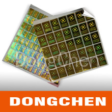 High Quality Custom Made Tamper Proof Vinyl Anti-Fake Security 3D Hologram Sticker