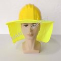 Hi-Viz Sun Brim utilisé sur le casque