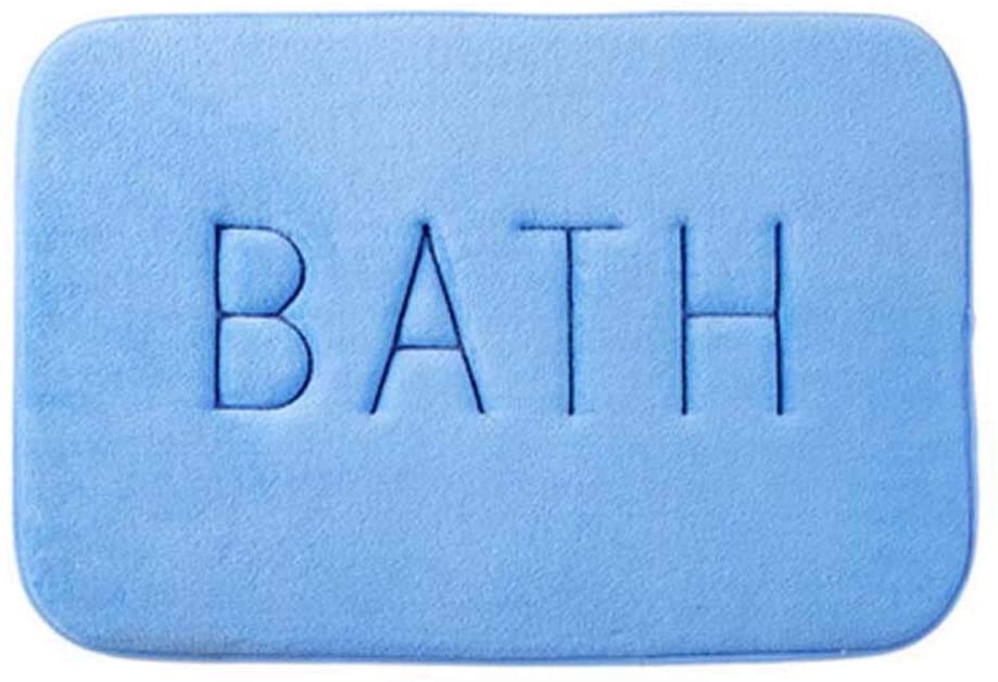 Light Grey Memory Foam Bath Mat