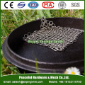 Cast Iron Pan Scrubber / Stainless Steel Chain Mail Mesh Cleaner