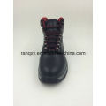 Shiny Smooth Leather Waterproof Penetration Resistant Outdoor Safety Boots (16102)