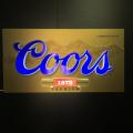 Знак Coors Metal Light