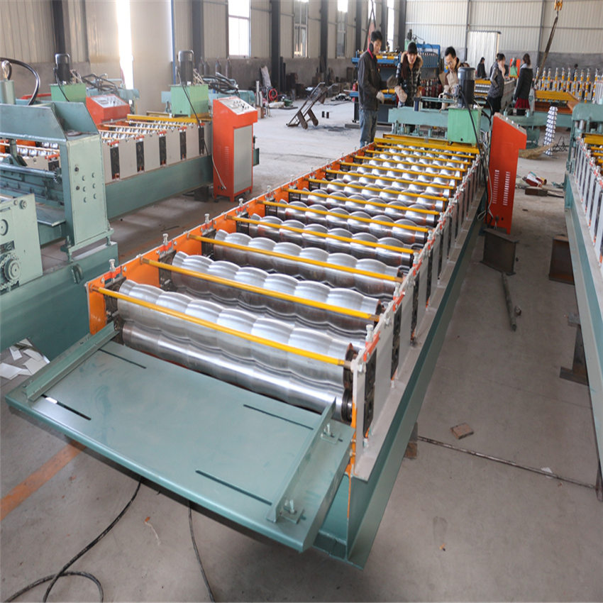 Galvanized Steel Glazed Tile Forming Construction MachineGalvanized Steel Glazed Tile Forming Construction Machine