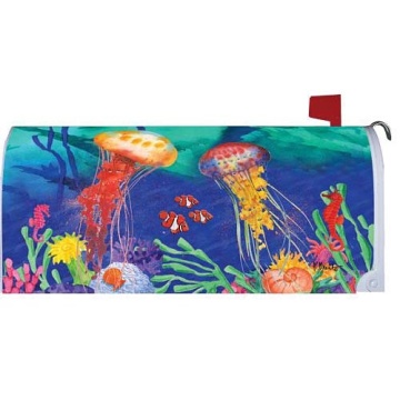 Custom Outdoor JELLYFISH magnet Mailbox Cover