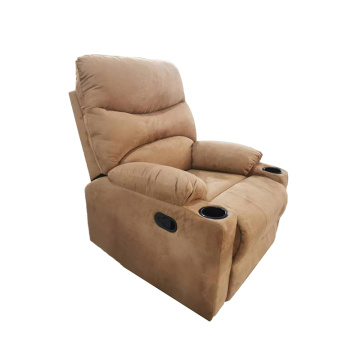 Single Faux Wildleder Stoff -Liegesofa